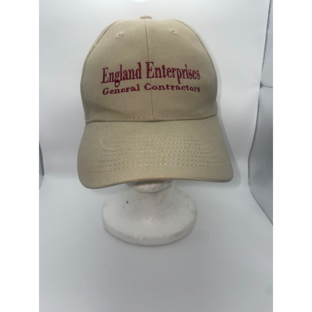 England Enterprises Baseball Cap General Contractors Tan Adult Hat